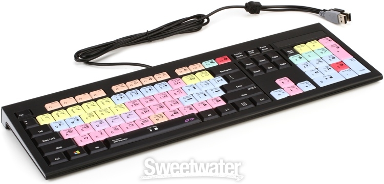 LogicKeyboard Astra PC Backlit Keyboard - Avid Pro Tools