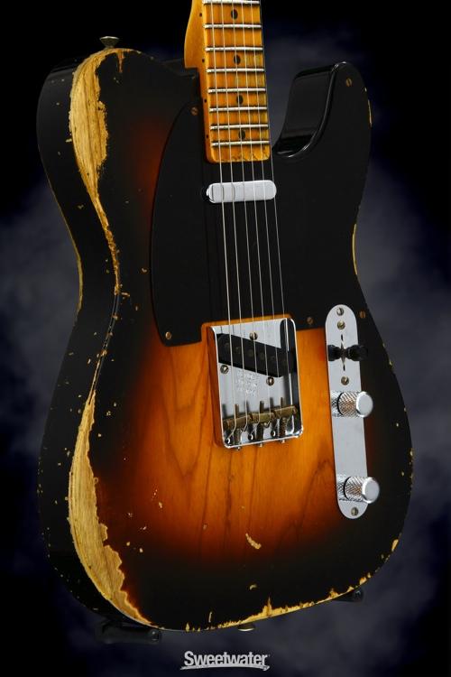 Fender Custom Shop 1951 Time Machine Heavy Relic Telecaster - Faded 2-color Sunburst, 2016
