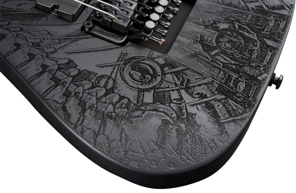 Dean Custom Run Rusty Cooley RC7x Lazer Electric Guitar Lazer