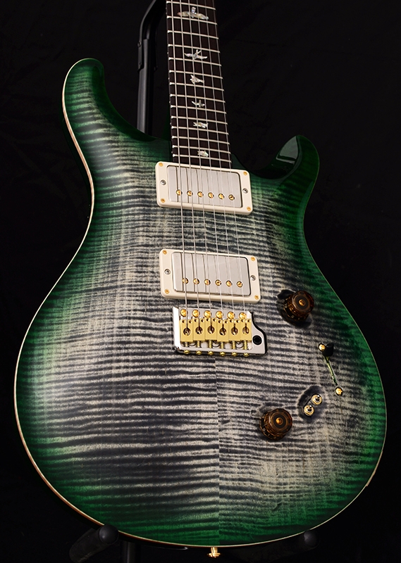 PRS Custom 24-08 Charcoal Emerald Green Burst