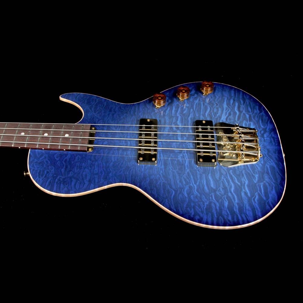 B&G Guitars Big Sister Private Build Electric Bass Guitar - Atlantis Blue