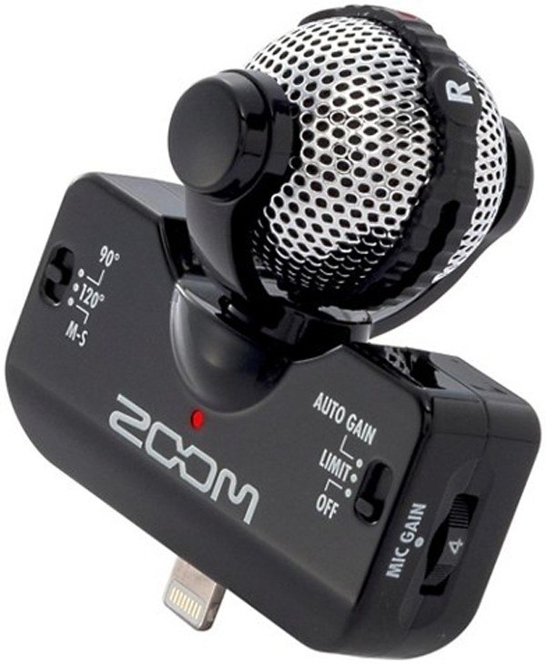 Zoom iQ5 Professional Stereo Microphone for iPhone