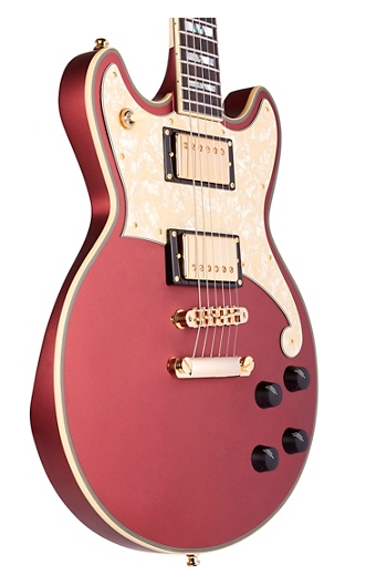 D Angelico Deluxe Series Brighton Limited-Edition Solidbody Electric Guitar with USA Seymour Duncan Humbuckers and Stopbar Tailpiece