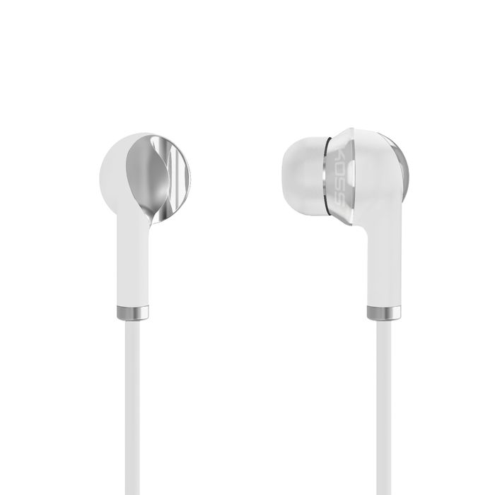 Koss IL100 Noise-Isolating In-Ear Stereophones (White/Silver)