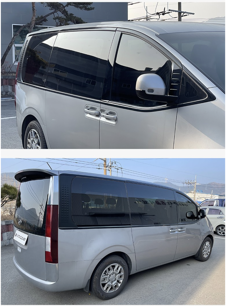 ชุดคิ้วตกแต่งรอบคันขอบกระจก Hyundai STARIA