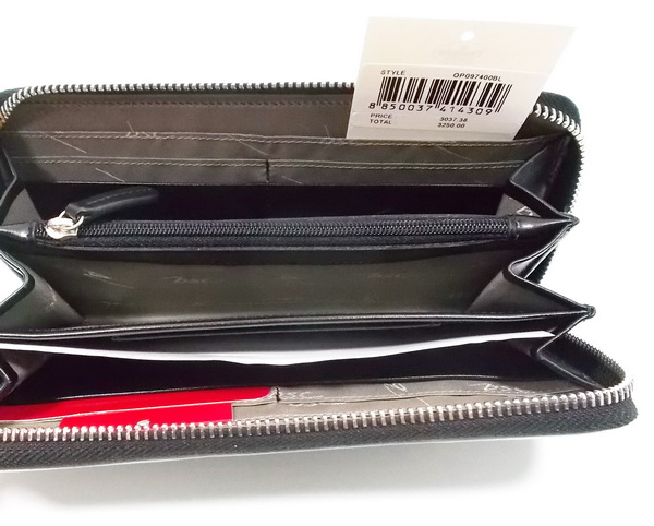 กระเป๋าสตางค์ bsc ดำ-เทาเมทาลิก ใหม่ แท้