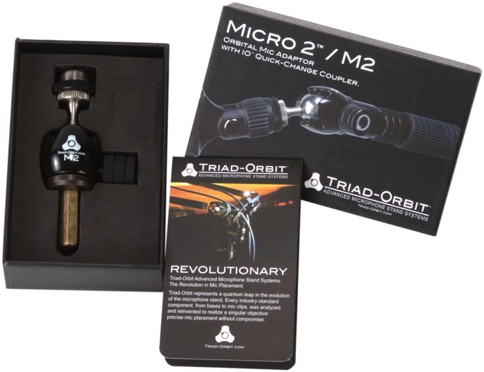 Triad-Orbit Advanced Microphone Stand Systems MICRO 2 Short Stem Microphone Adaptor