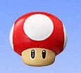 เห็ดแดง แม่เหล็กติดตู้เย็น Nintendo Super Mario Kart wii (แท้)