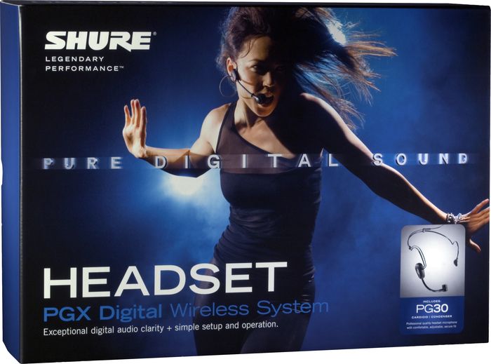 Shure PGXD14/PG30 Digital Wireless System with PG30 Headset Mic