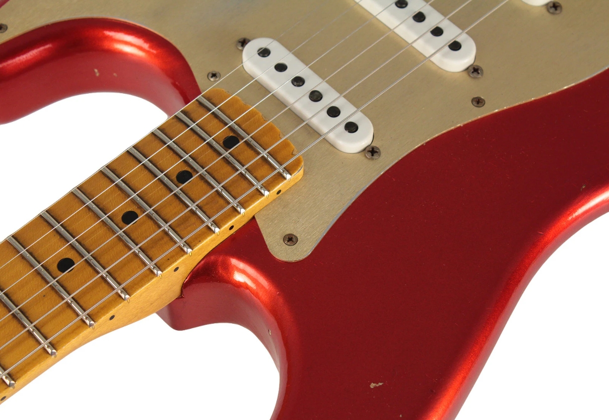 Fender Custom Shop Limited 55 Dual-Mag Strat Journeyman Relic, Aged Candy Apple Red