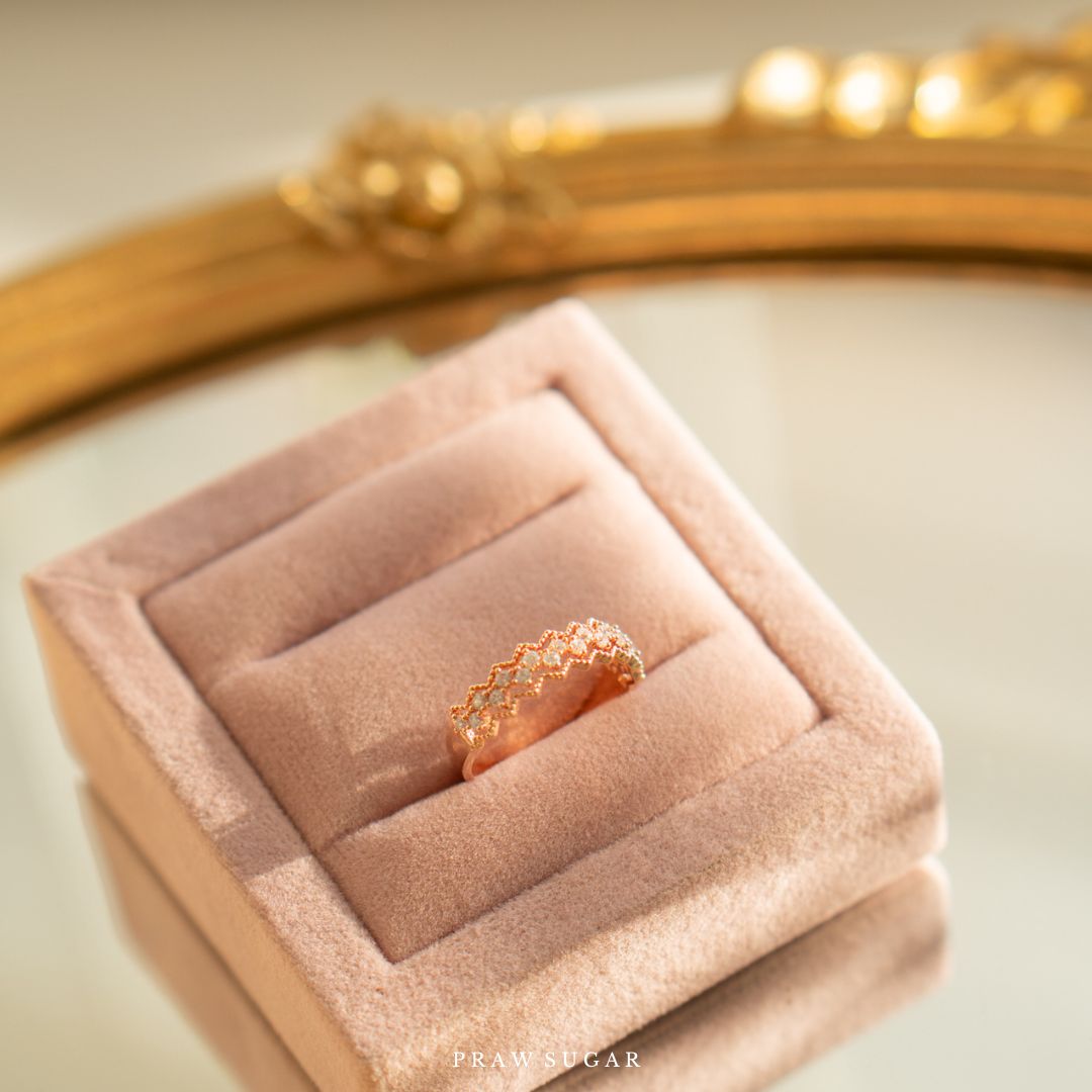 Zig Zag Gorgeous Ring - แหวน 2 ชั้นทรงหยัก (มี 3 สี)