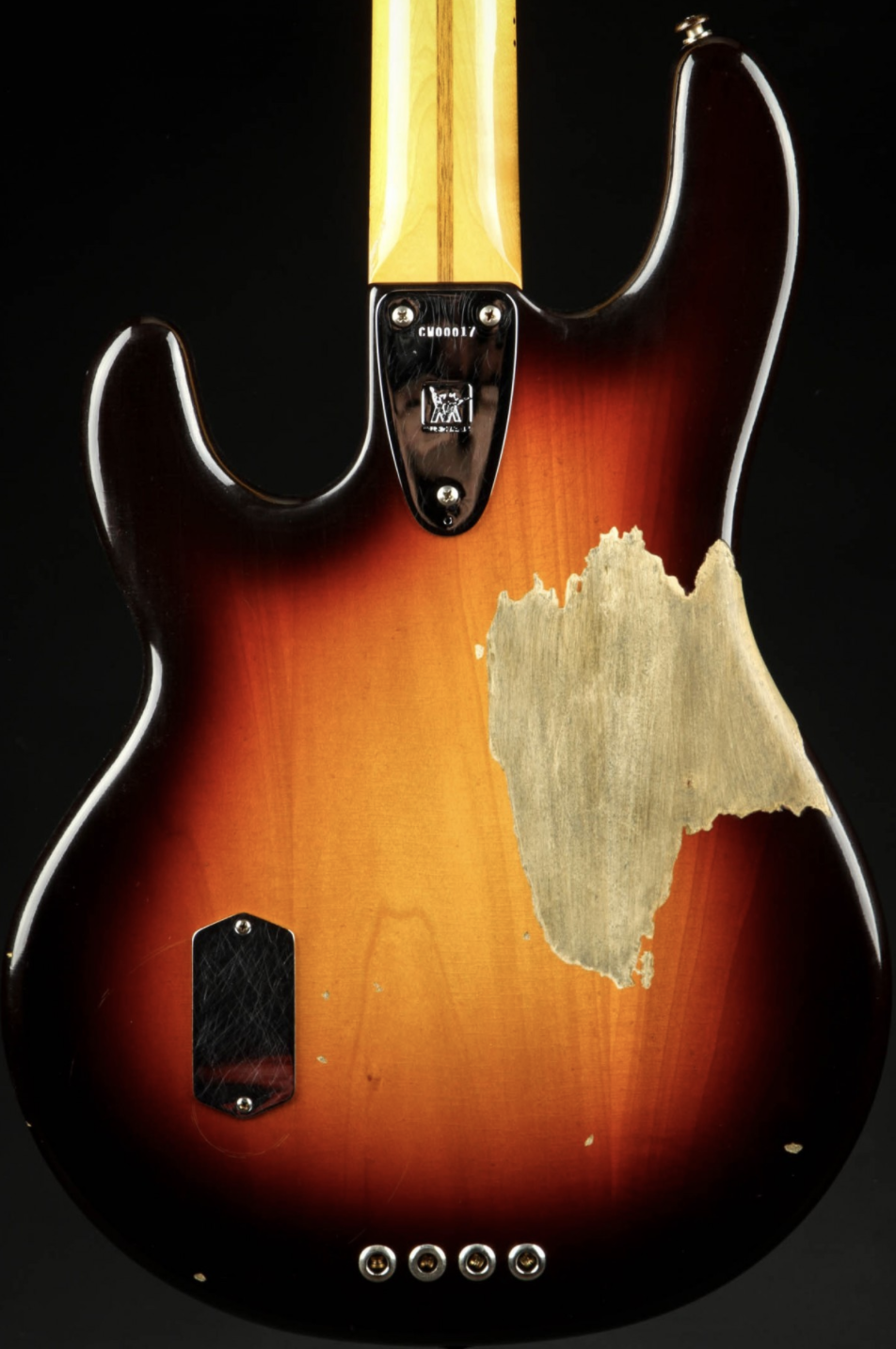 Ernie Ball Music Man Limited Edition Cliff Williams Stingray Bass - Vintage Relic Sunburst