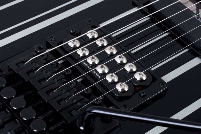 Schecter Guitar Research Synyster Gates Custom w/ Sustaniac Pickup Electric Guitar Black