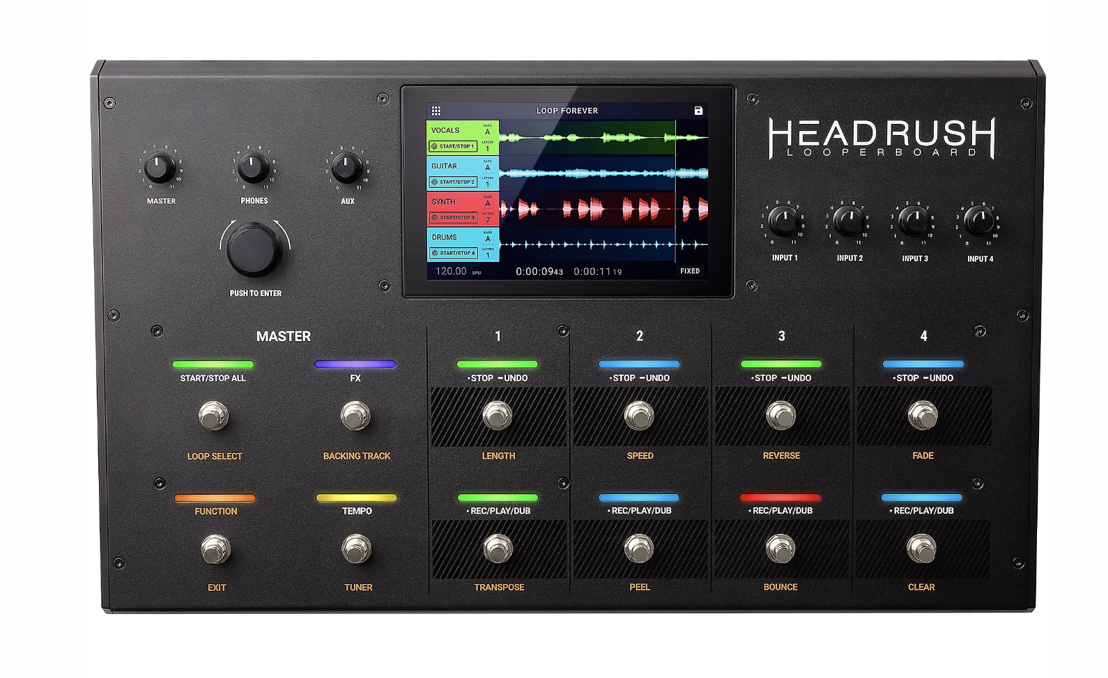 HeadRush Looperboard Looper Effects Processor Pedal