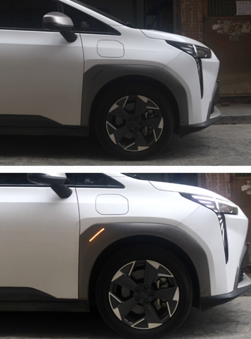 คิ้วล้อ คิ้วบังโคลนล้อรถ ตัดแต่งแปลง GAC Aion Y Plus