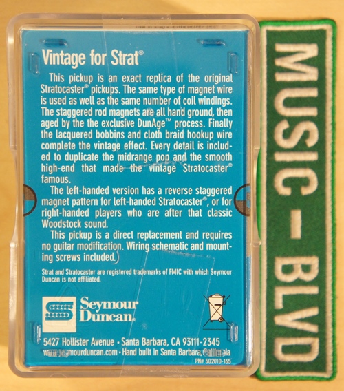 Seymour Duncan SSL-1 Vintage Staggered Guitar Pickup