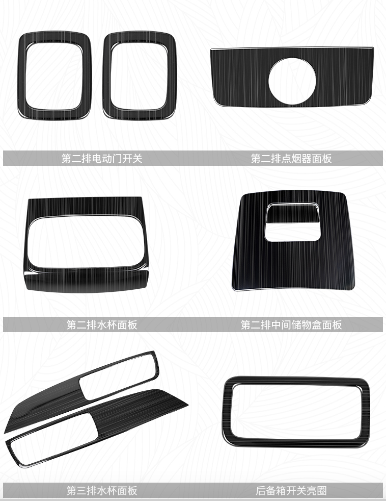 ชุดตกแต่งใน ดำปัดเงา KIA Carnival KA4(Gen4)