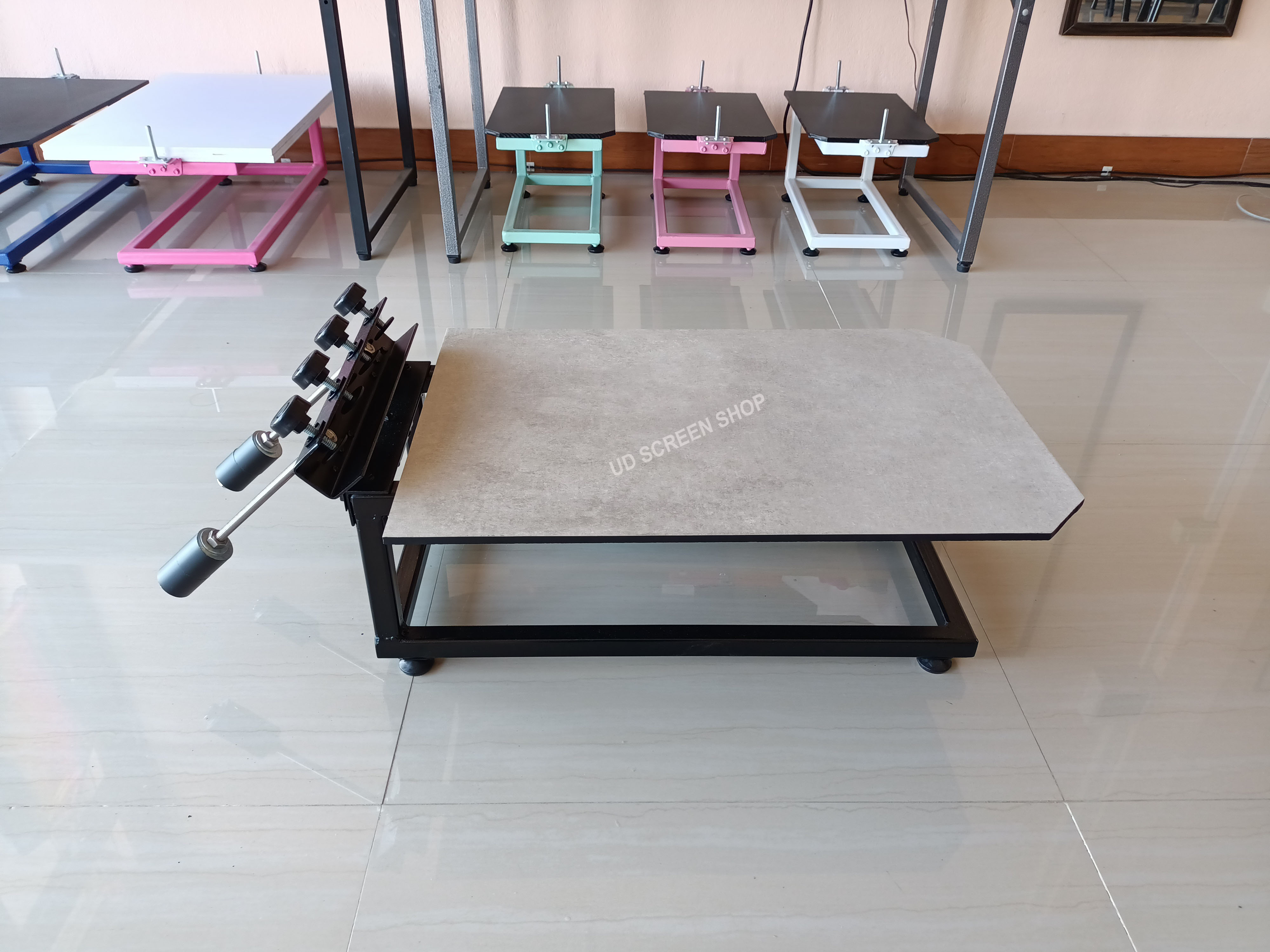 โต๊ะสกรีน แบบ ตัั้งโต๊ะ C Clamp V2