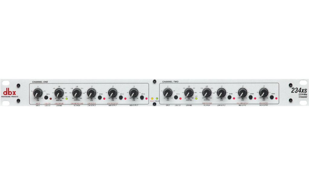dbx 234xs Stereo 2/3 Way, Mono 4-Way Crossover