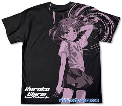 เสื้อยืด Toaru Kagaku no Railgun Kuroko Shirai (M,แท้)