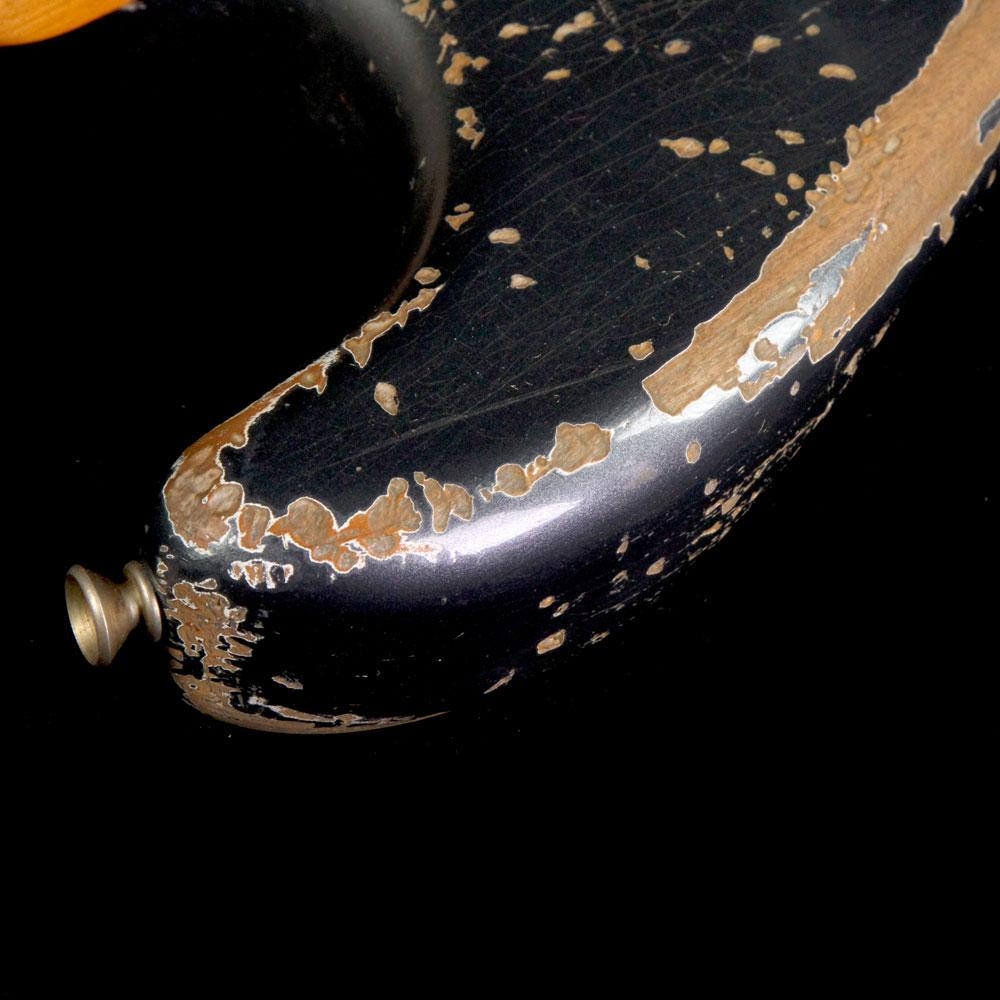 Fender Custom Shop Masterbuilt Jason Smith Music Zoo Ultimate Relic 1960 Stratocaster Guitar - Charcoal Frost Metallic