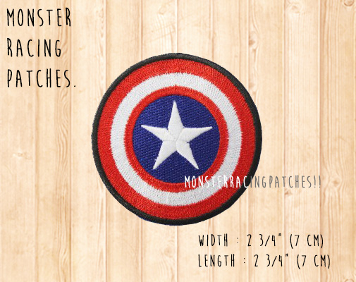 ตัวรีดติดเสื้อน่ารักๆ อาร์มรีดติดเสื้อ ลายการ์ตูน รีดติดเสื้อยีนส์ โล่ อเมริกา