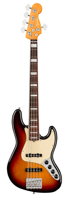 Fender American Ultra Jazz Bass V 5-String Rosewood Fingerboard