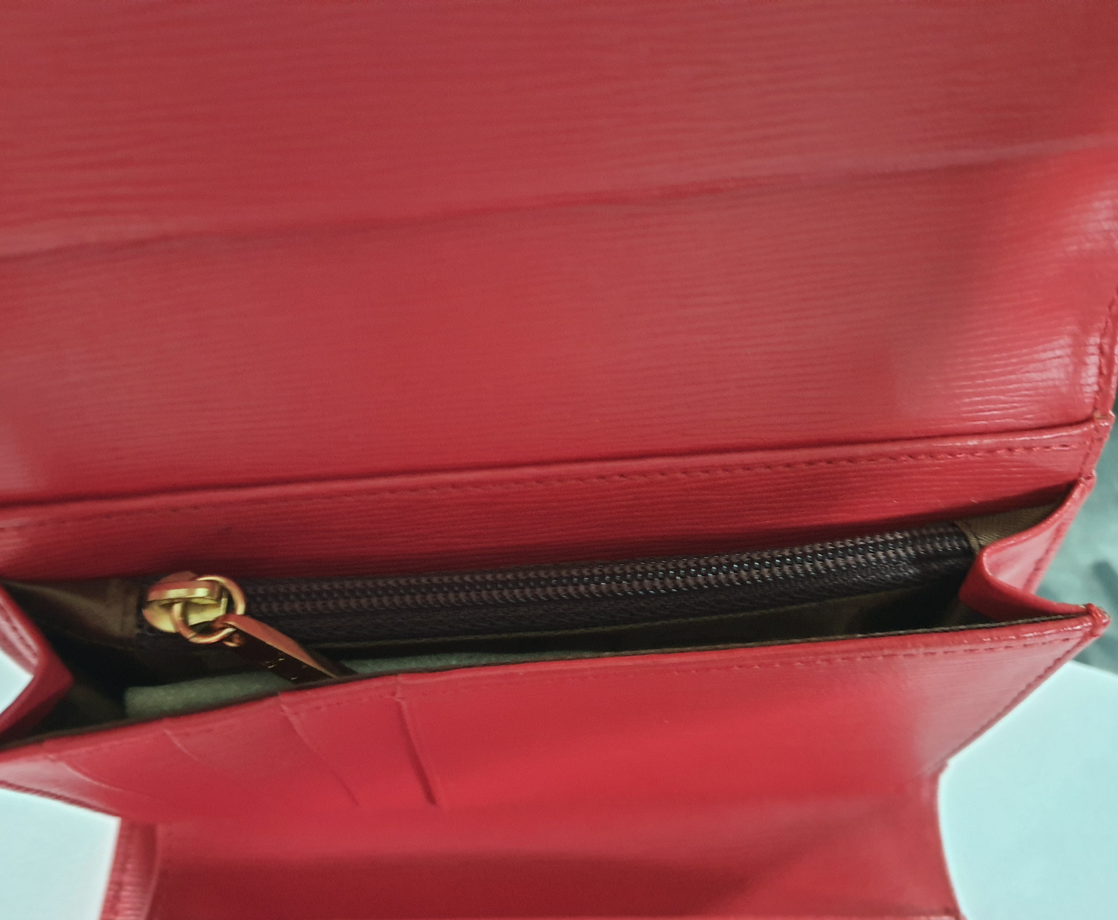 กระเป๋าสตางค์ ELLE แดง ใหม่ แท้