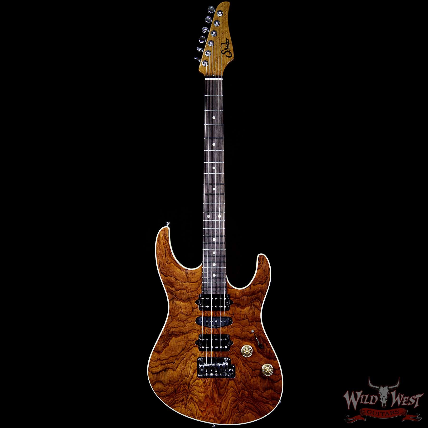 Suhr Modern HSH Guatamalan Rosewood Top Basswood Body Roasted Birdseye Maple Neck - Natural