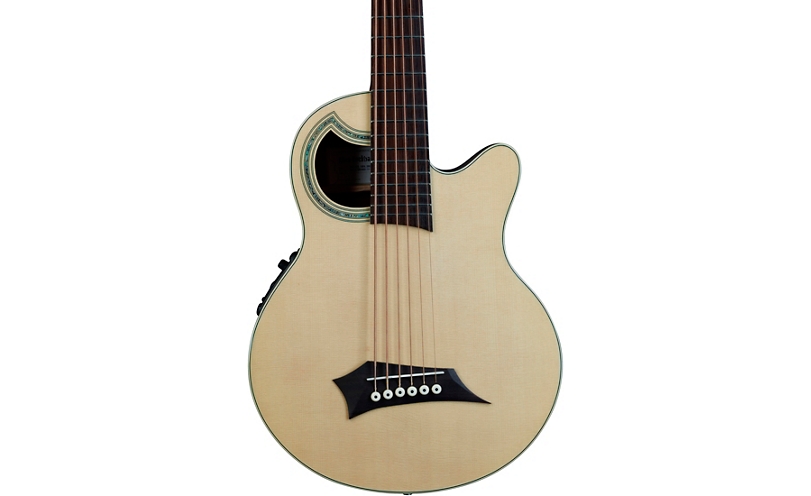Warwick Alien Deluxe 6-String Acoustic-Electric Bass - Natural Hi Polish