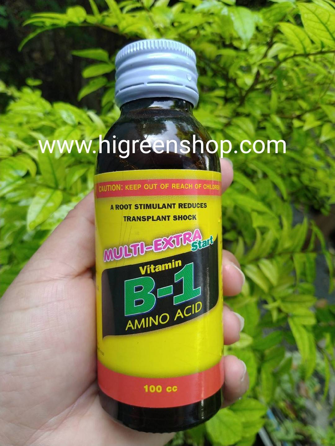 น้ำยาแช่กิ่งพันธ์สำหรับเร่งรากพืช(B1) 100cc.