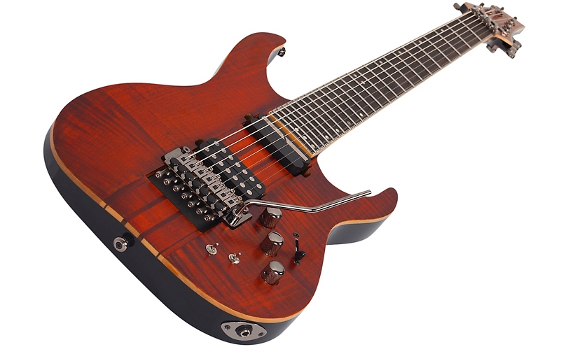 Schecter Guitar Research Banshee Elite-7 FR-S 7-String Electric Guitar Cats Eye Pearl