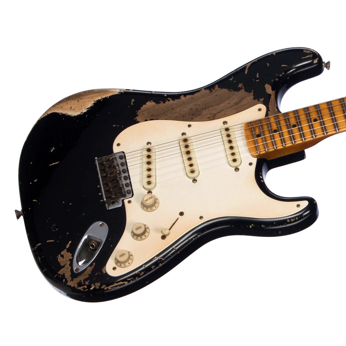 Fender Custom Shop MVP Series 1956 Stratocaster Relic Masterbuilt John Cruz - Black