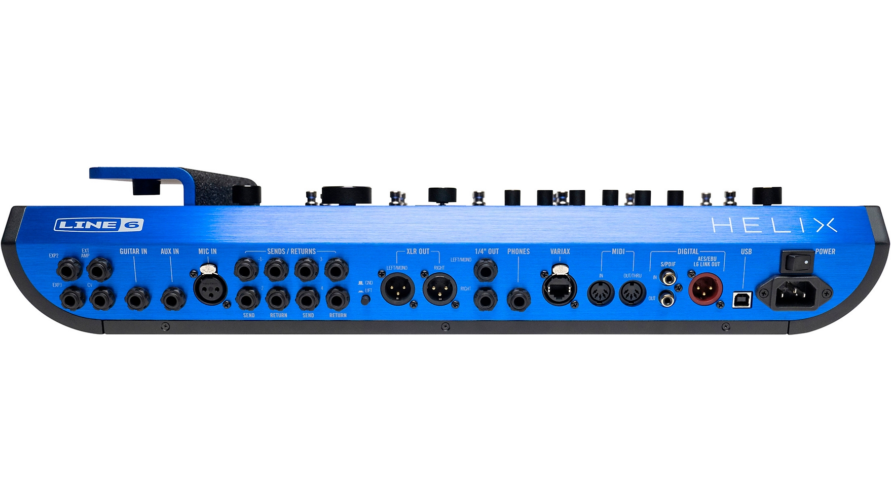 Line 6 Helix Limited-Edition Lightning Blue Multi-Effects Guitar Pedal - Lightning Blue