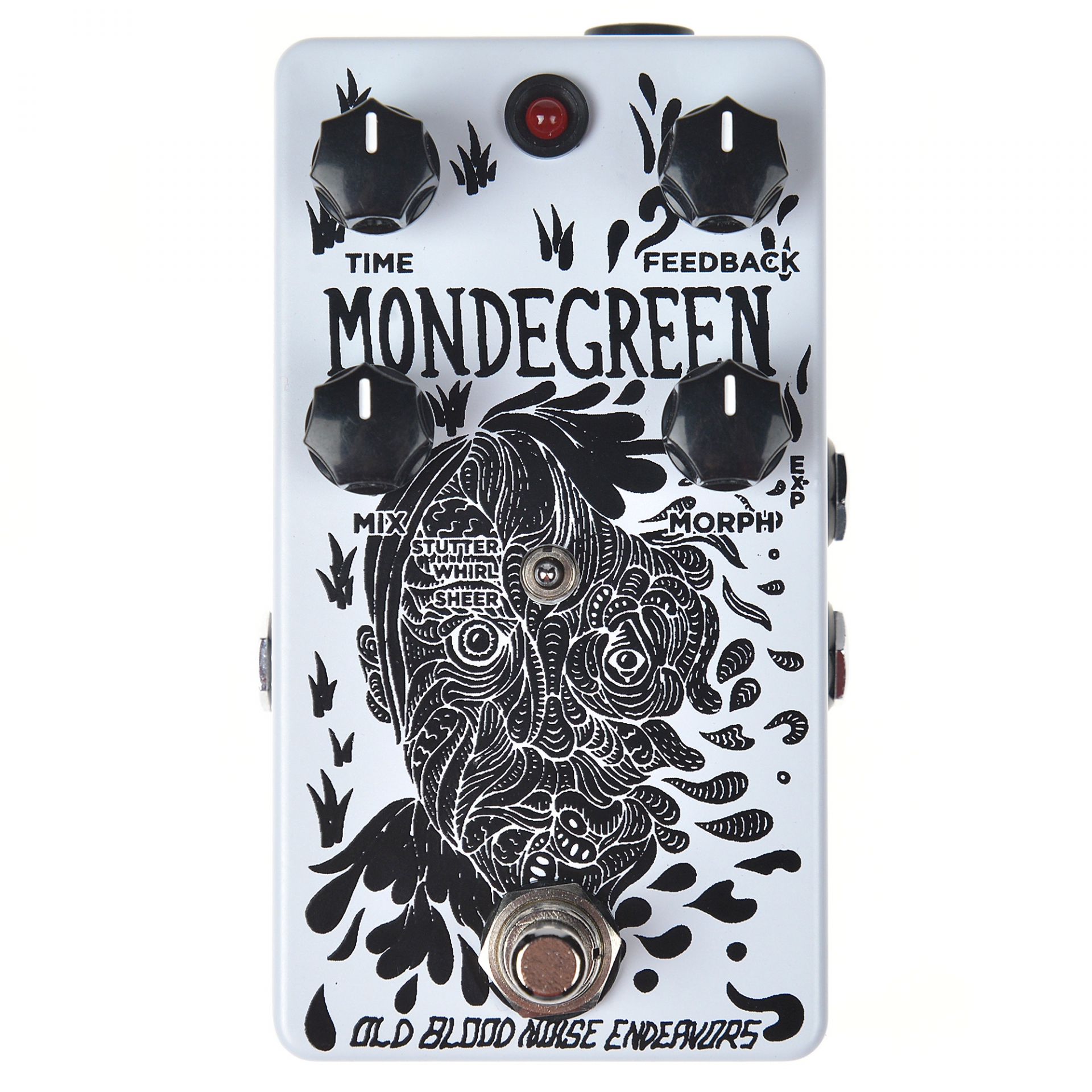 Old Blood Noise Mondegreen Delay CME Exclusive White and Black w/ Free Mug (LTD of 15)