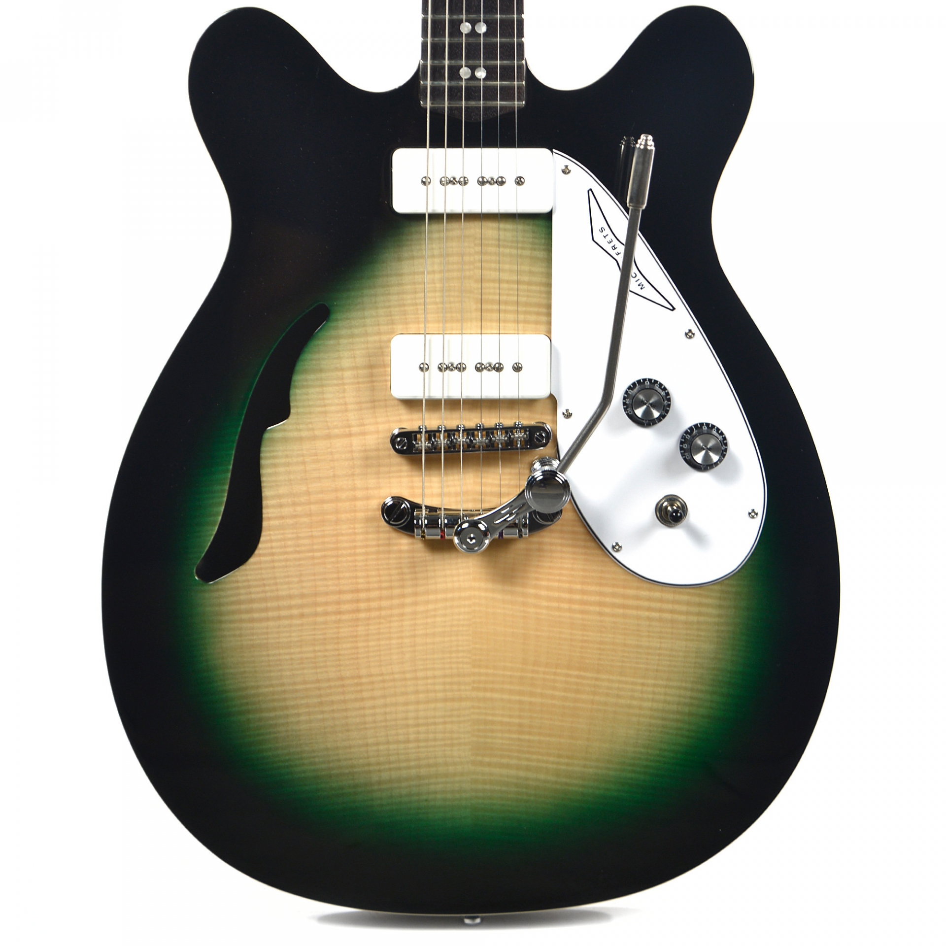 Eastwood Micro-Frets Spacetone DLX Martian Green