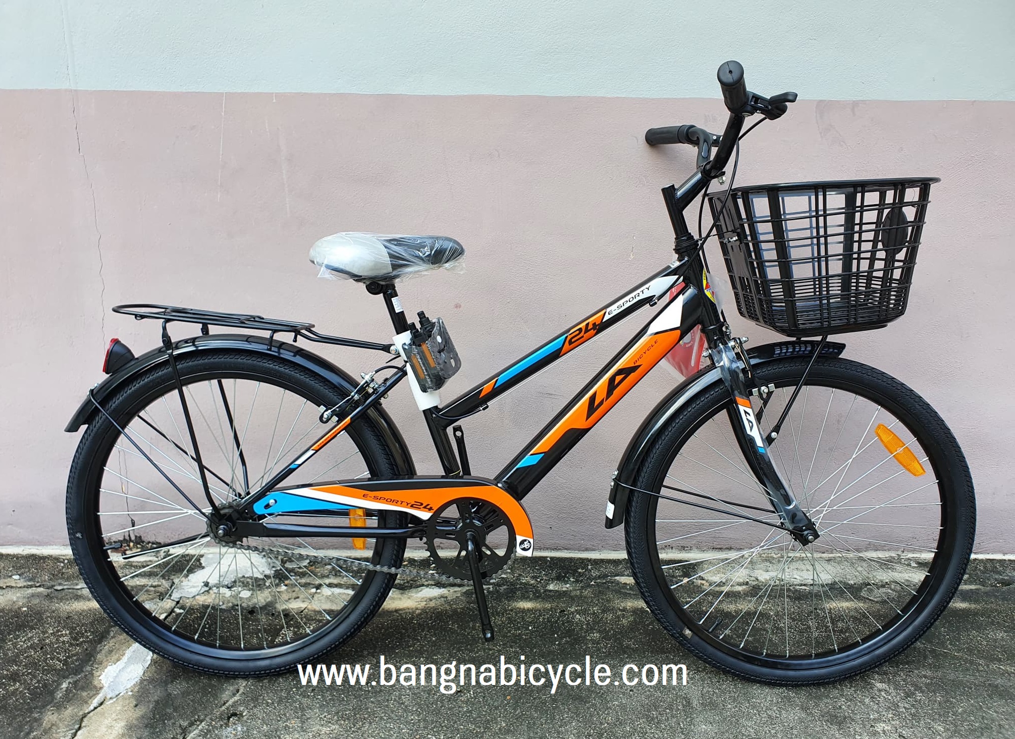 รถจักรยาน MTB LA E-SPORTY 24 นิ้ว ทรงผู้ชาย ล้อเหล็ก