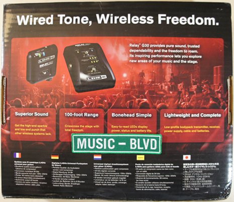 Line 6 Relay G30 Digital Wireless Guitar System