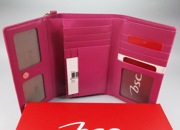 กระเป๋าสตางค์ bsc ชมพู ใหม่ แท้