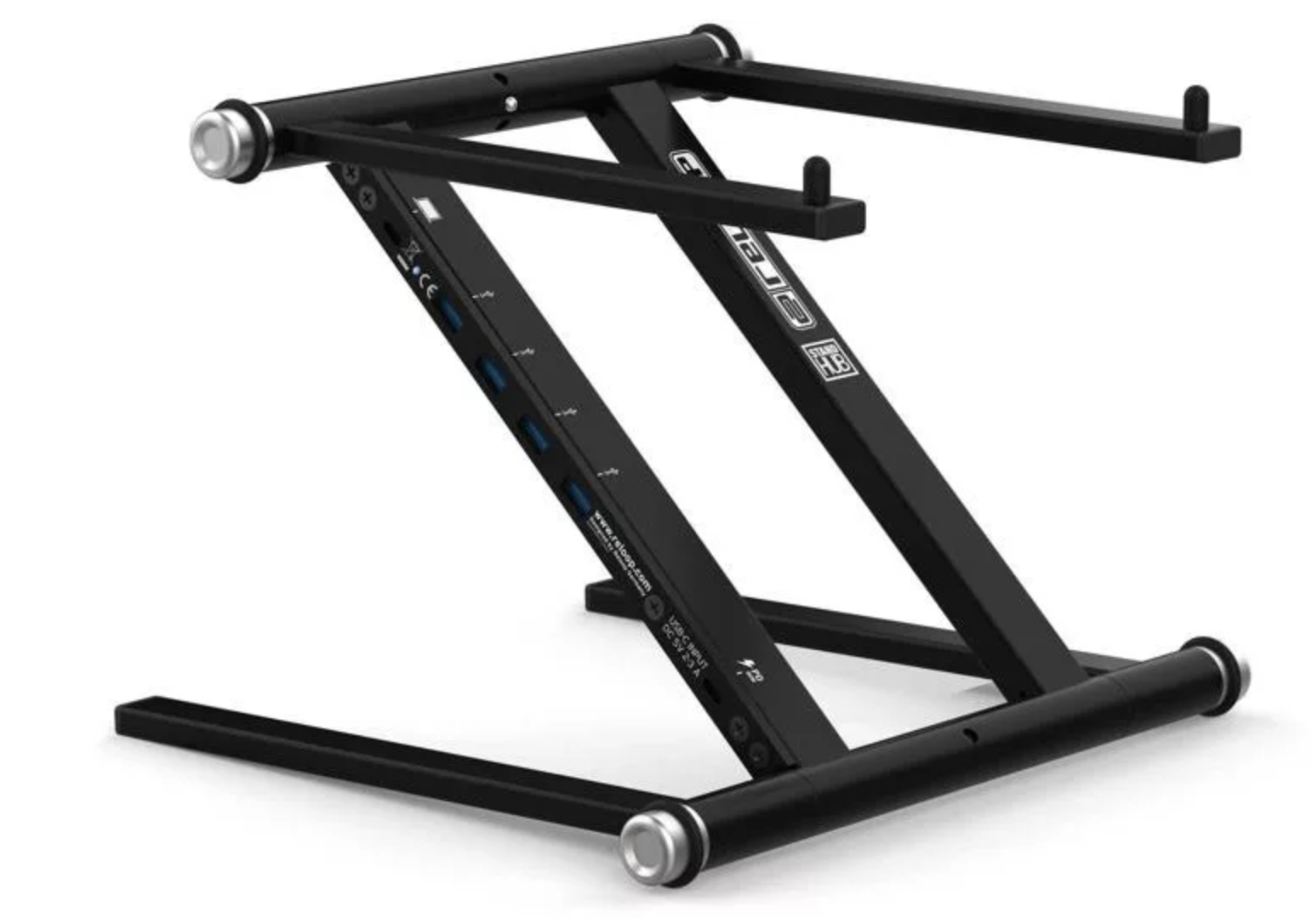 Reloop Stand Hub Laptop Stand w/ USB-C Power Delivery Hub