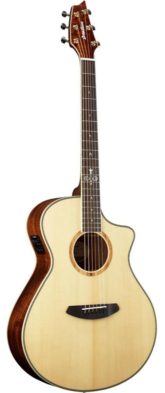 Breedlove 25th Anniversary Koa Pursuit Concert Cutaway Acoustic-Electric Guitar Natural