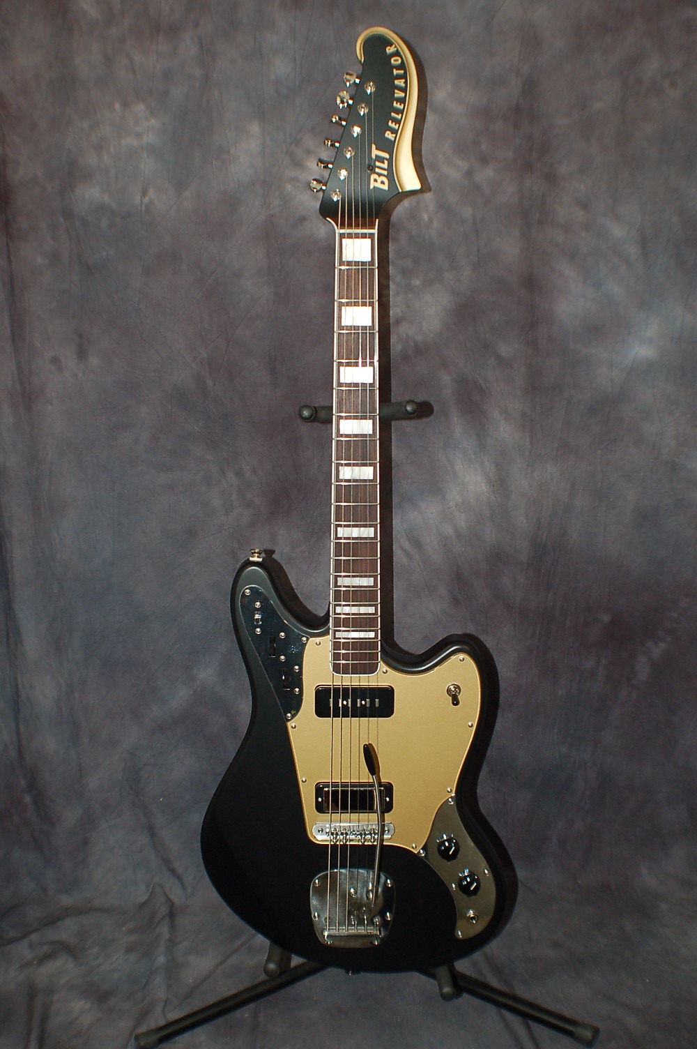 BiLT Revelator Black Satin Lollar Pickups Mastery Bridge Vibrato
