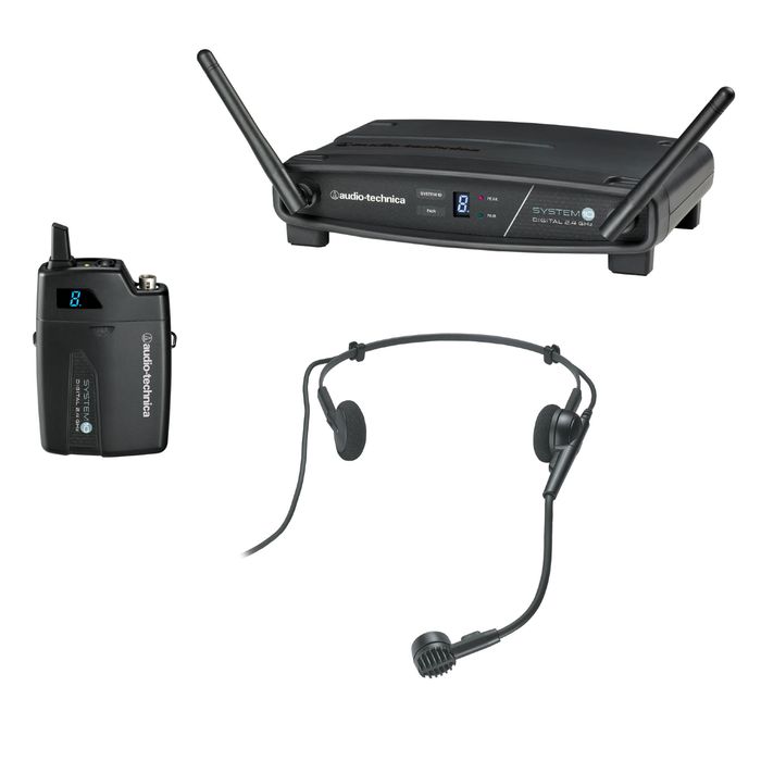 Audio-Technica System 10 2.4GHz Digital Wireless Headset System w/ PRO-8HECW