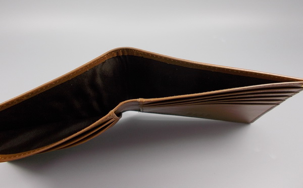 กระเป๋าสตางค์ ELLE HOMME น้ำตาลอ่อน ใหม่ แท้