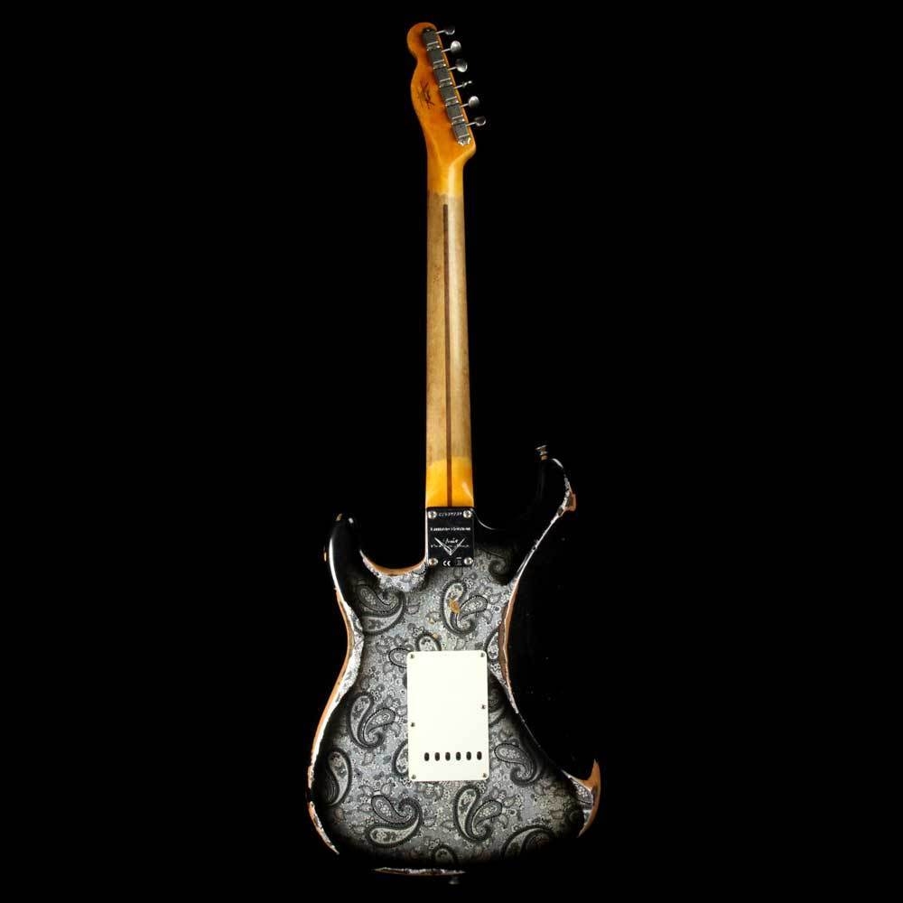 Fender Custom Shop Paisley Mischief Maker Stratocaster - Heavy Relic Black Paisley