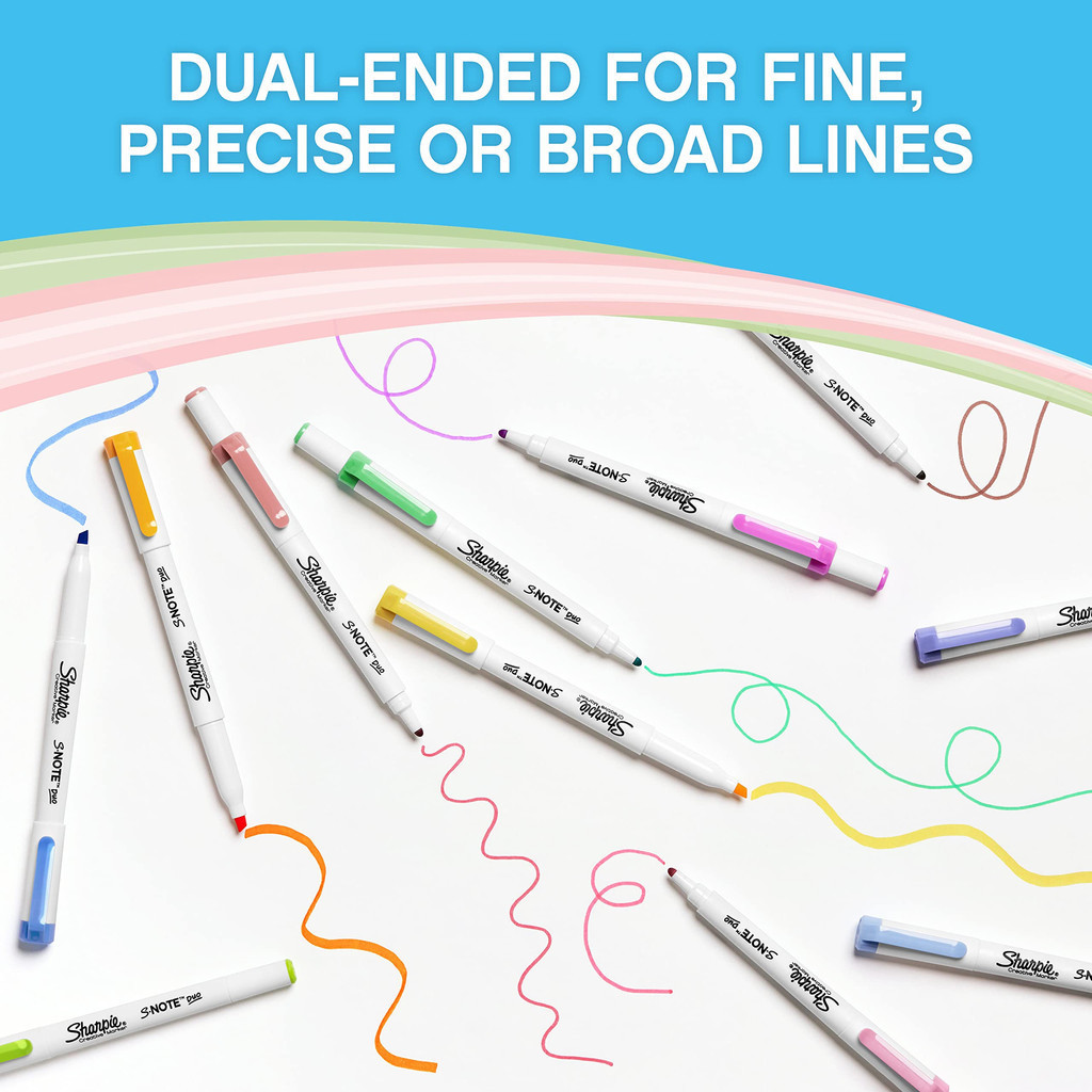 Sharpie(ชาร์ปี้) ปากกาไฮไลท์ ปากกาเน้นข้อความ Sharpie S-Note ( มี 2 แบบให้เลือก) ราคา / 1 แพ็ค