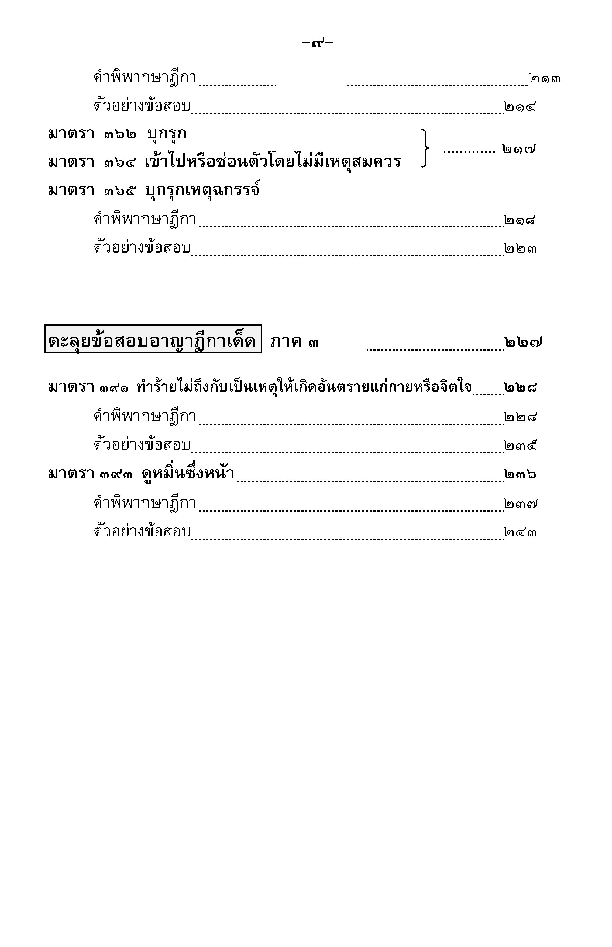 ตะลุยข้อสอบอาญา ฎีกาเด็ด ภาค 2-3