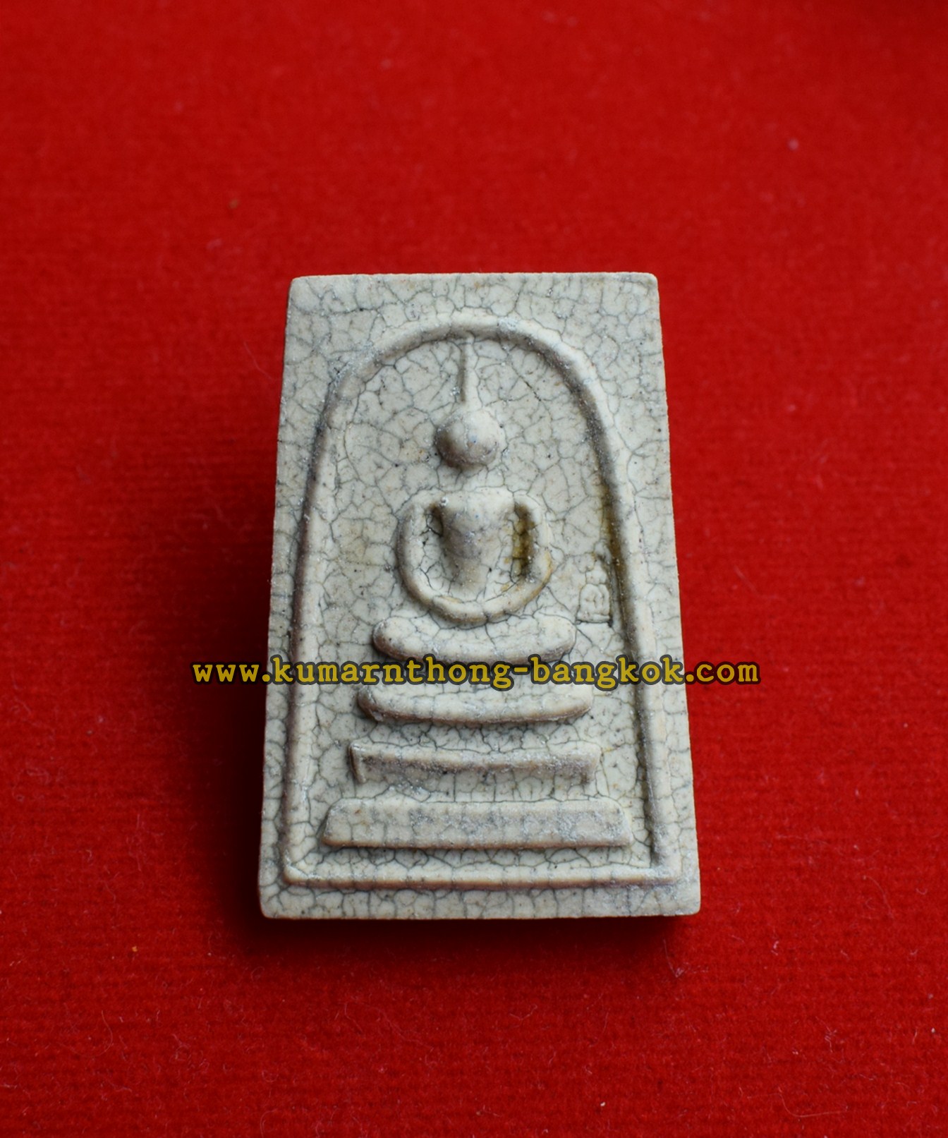 พระสมเด็จ ออกบูชาวัดระฆังโฆสิตาราม จ.กทม พิมพ์แตกลายงา เนื้อผงพุทธคุณ ขนาดห้อยคอ สูง 3.8ซม. กว้าง 2.6ซม. รุ่นมีเฮงรวย ปี2552