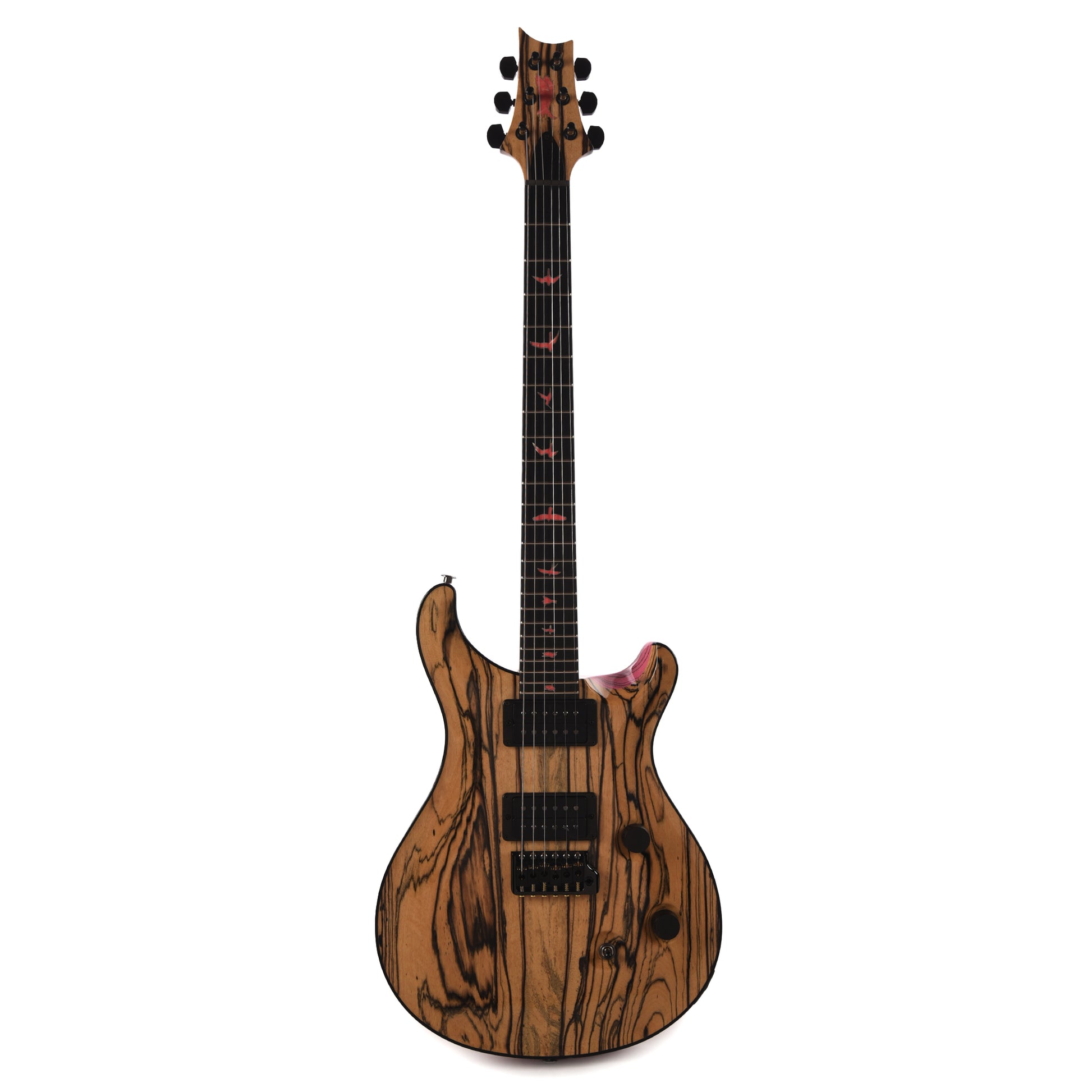 PRS Private Stock Custom 24 Pale Moon Ebony/Swamp Ash Natural w/Pale Moon Ebony Neck & Ebony Binding