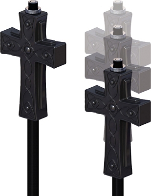 Ultimate Support Dark Magic - Custom Mic Topper Black